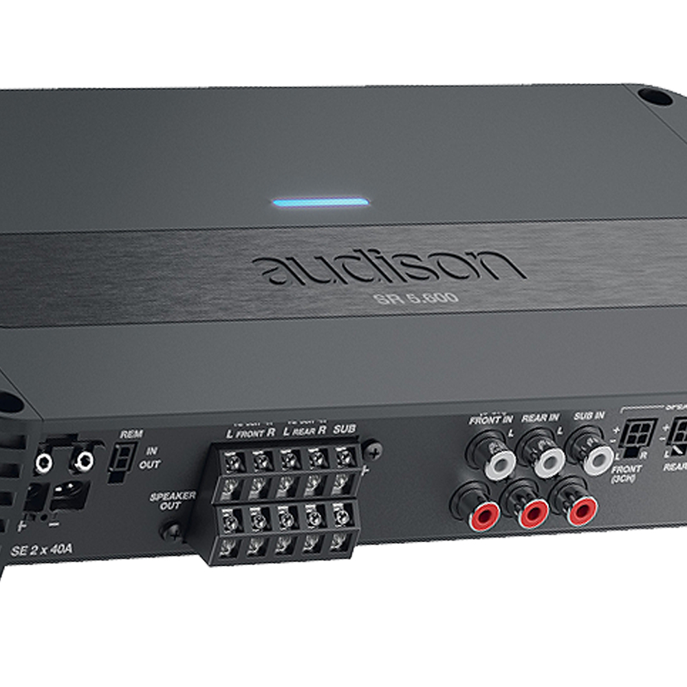 Audison SR 5.600 1000W 5 Channel Amp With Crossovers Car Speaker Amplifier